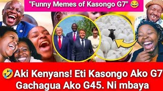 🤣💥Aki Wakenya! Kenyans Laughing at Funny & Hilarious Memes of Ruto's G7 Vs Gachagua's G45. WANTAM 😂