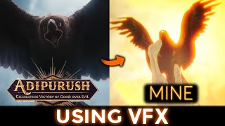 Adipurush Recreated Using VFX || Part-2 || JATAYU SCENE #reaction
