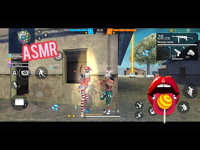 ASMR FREE FIRE | COMIENDO PALETA + INAUDIBLE | MOUTH SOUNDS | ASMR EN ESPAÑOL