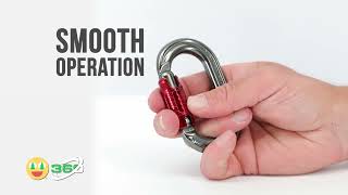 ARBSESSION 360 - ISC Compact Oval Supersafe Carabiner