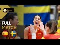 Live  spain vs sweden  cev volleyball european golden league 2024