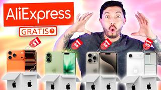 COMPRE TODOS LOS IPHONES 15,16,17 MAS BARATOS DE ALIEXPRESS...  ME ROBAN?