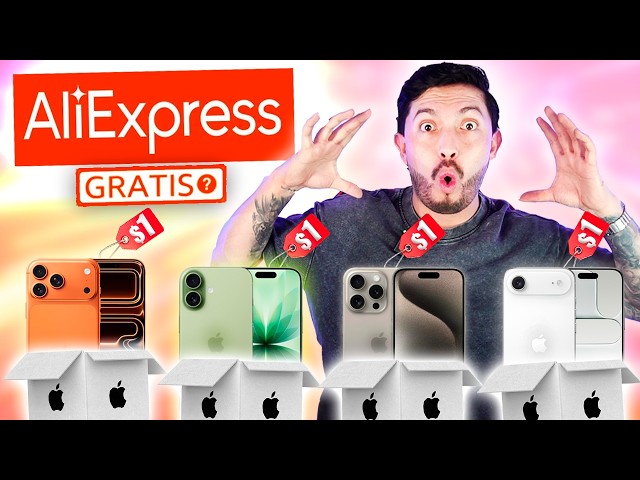 COMPRE TODOS LOS IPHONES 15,16,17 MAS BARATOS DE ALIEXPRESS...  ME ROBAN?