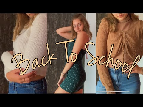 Back To School Haul (ტანსაცმელი)|| brandy melville, fashion nova, etc