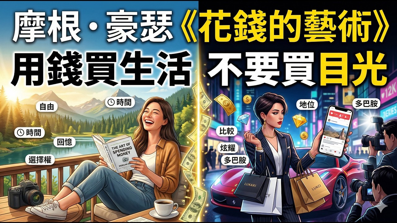 摩根・豪瑟《花錢的藝術》：用錢買生活，不要買目光
