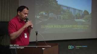 Main Library Renovation Community Planning Meeting