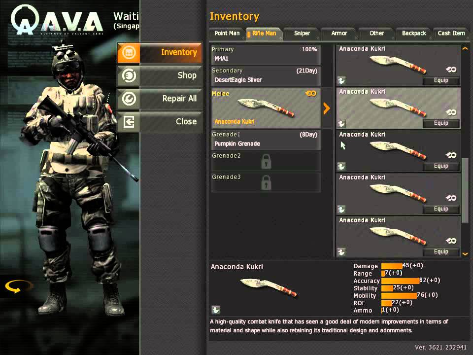 [A.V.A][SEA] JunMitsugi 12 Anaconda Kukri - AVA SEA