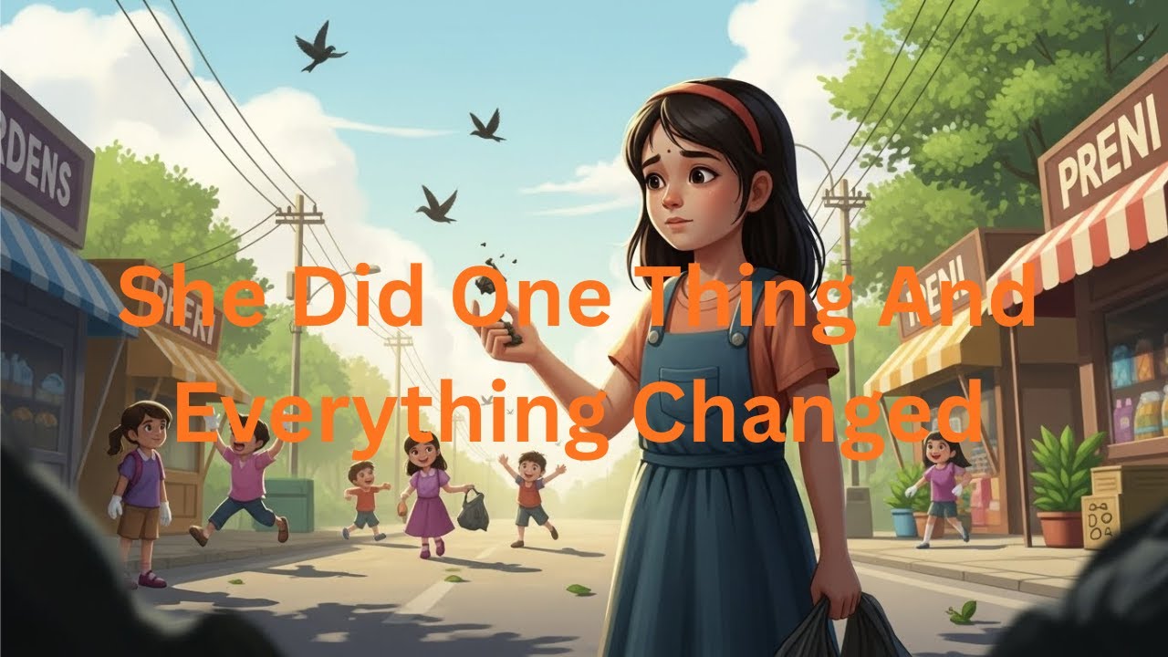 How One Girl’s Small Action Changed Her World Inspirational Story Road Cleaning