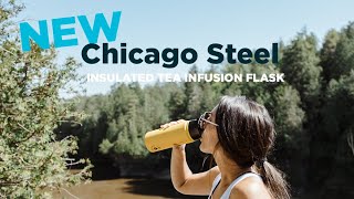 GROSCHE | Chicago Steel Insulated Tea Infuser Bottle