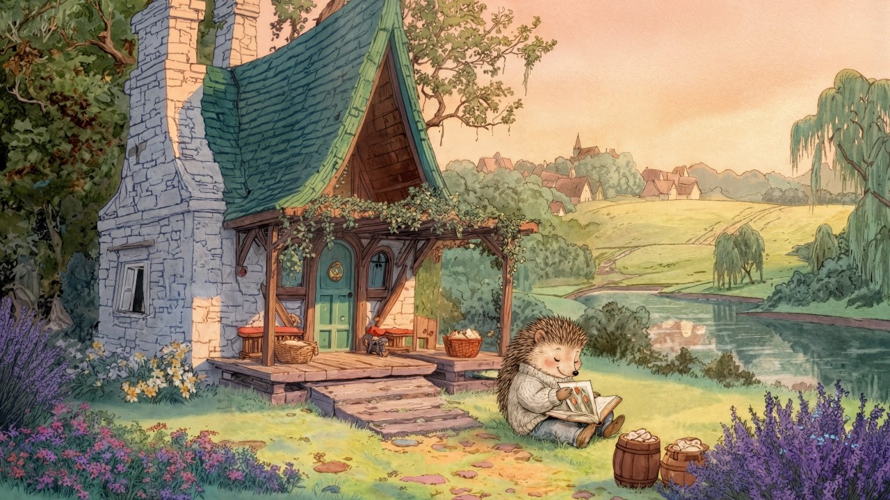 Cozy Hedgehog Storybook Moment | Gentle Disney Dreamland 🍃