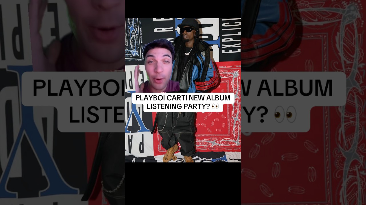 Playboi Carti has a New Album Listening Party… 👀 