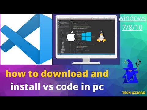 How to download and install vs code in pc in windows 7/8/10