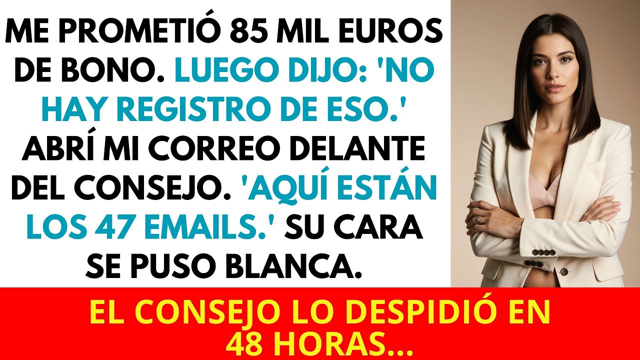 El Gerente Mintió Sobre Mi Bono, Pero el Consejo Después Leyó Toda Mi Cadena de Correos y Lo Expuso.