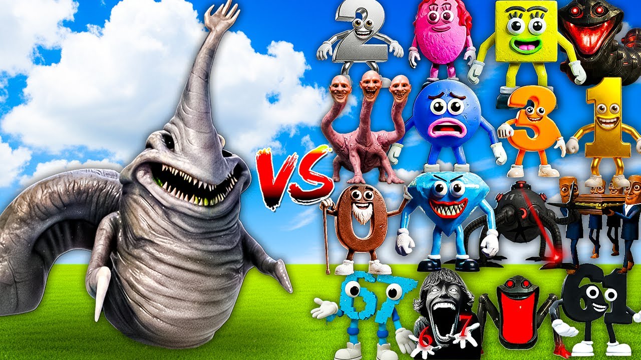 NEW HAND SEA MONSTER vs All Secret Brainrot Bosses | Minecraft Mob Battle