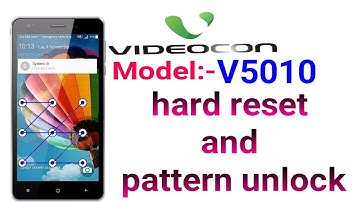Videocon V5010 hard reset and pattern unlock 100% original