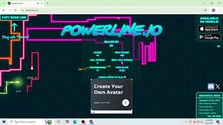 playing powerline.io | playing all io games