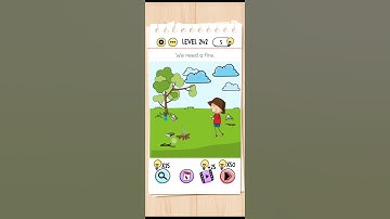 brain test level 242 gameplay | We need a fire