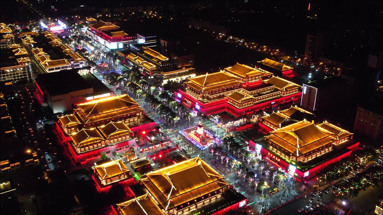 [4K] ‘History’ - Day & Night China Shaanxi Xian City
