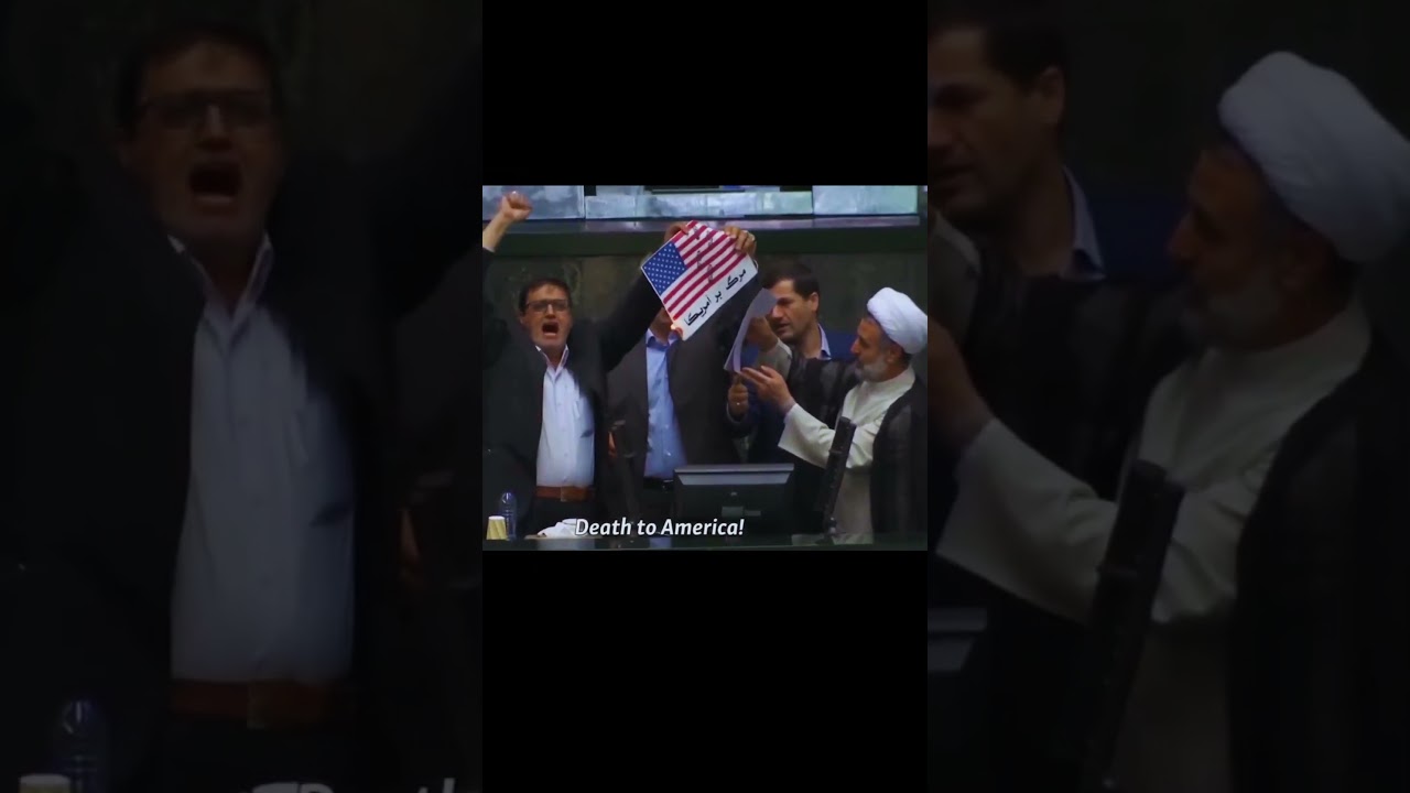 Иранские парламентарии сожгли американский флаг и скандируют «Смерть Америке» 😳