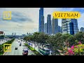 Walking in Vietnam. Exploring Ward 25,  Bình Thạnh. Ho Chi Minh City walk. Binaural Audio. [4K]