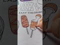 Korean Hot Dog Coloring Page 🇰🇷✨ Cute Street Food Art with Colored Pencils!