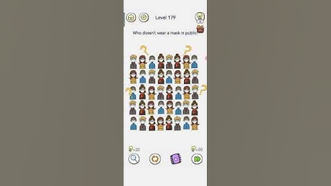 Brain Out Level 179 😷| Brain Out🧠 | Who doesn