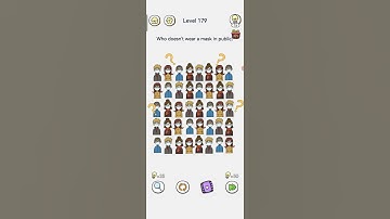 Brain Out Level 179 😷| Brain Out🧠 | Who doesn