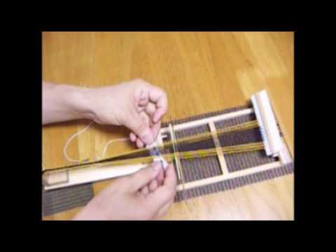 ミニ手織機オルサl40で真田紐 Youtube