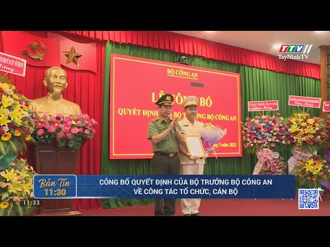 Video Công bố quyết định của Bộ trưởng Bộ Công an về công... - youtube