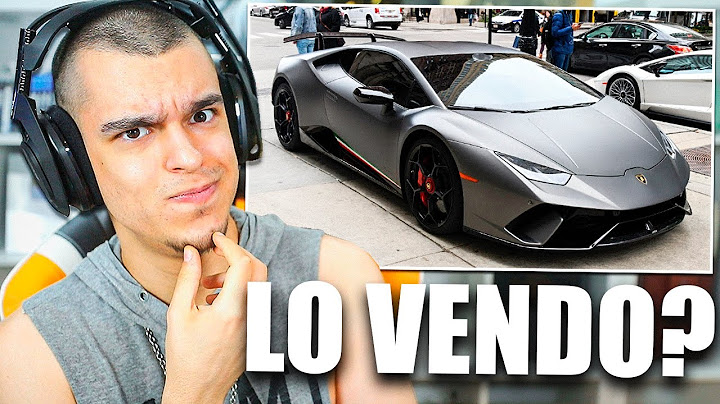 ME ESTOY PLANTEANDO VENDER MI LAMBORGHINI POR ESTO