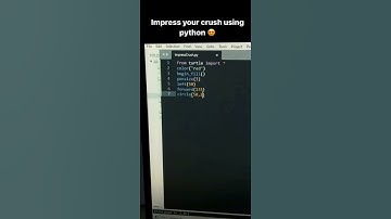 Impress your crush or lobe ones using python #python #programmer #coder #tech