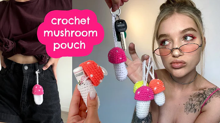 Adorable Crochet Mushroom Pouch Tutorial