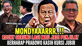 VIRAL‼️ ROCKY GERUNG LAGI BERUSAHA 'CARI MUKA' KE PRABOWO. BUAT JADI JUBIR PRABOWO 🤣