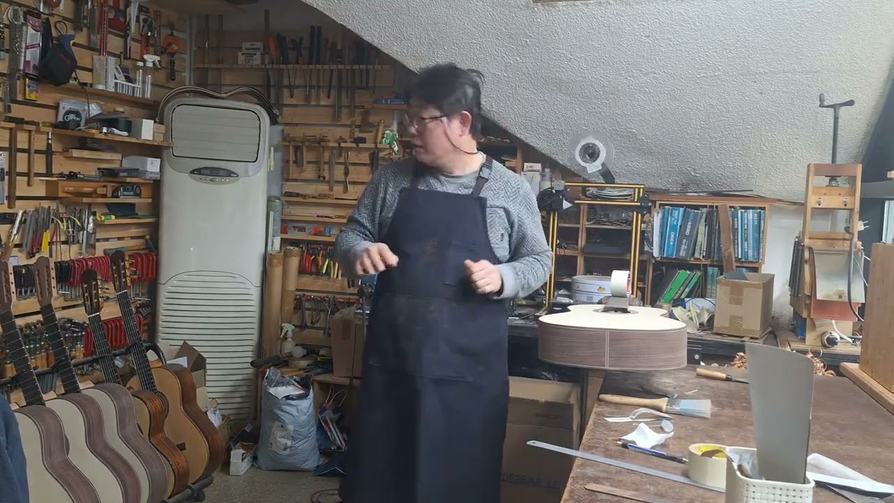 Making Guitar HongSik Uhm   엄홍식 기타 제작 2026년 1월 19일