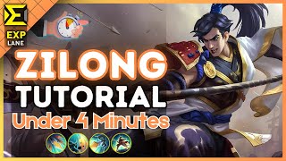 4-Minute Zilong Tutorial in the EXP Lane || (MLBB S37) 2025