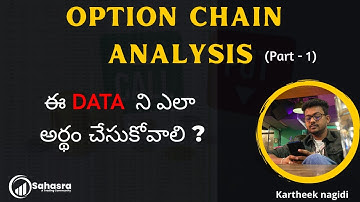 Option chain analysis in telugu                      | Price action | option selling in Telugu