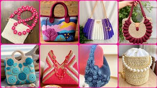 Luxury Style Crochet Bags | Elegant Handmade Crochet Creations Creative Crochet Bag Ideas