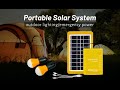 Feature of 3w mini portable solar system