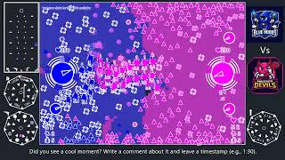 The Blue Hoods vs The Magenta Devils (Bug Trials Season One! Round 2 Match 3) screenshot 4