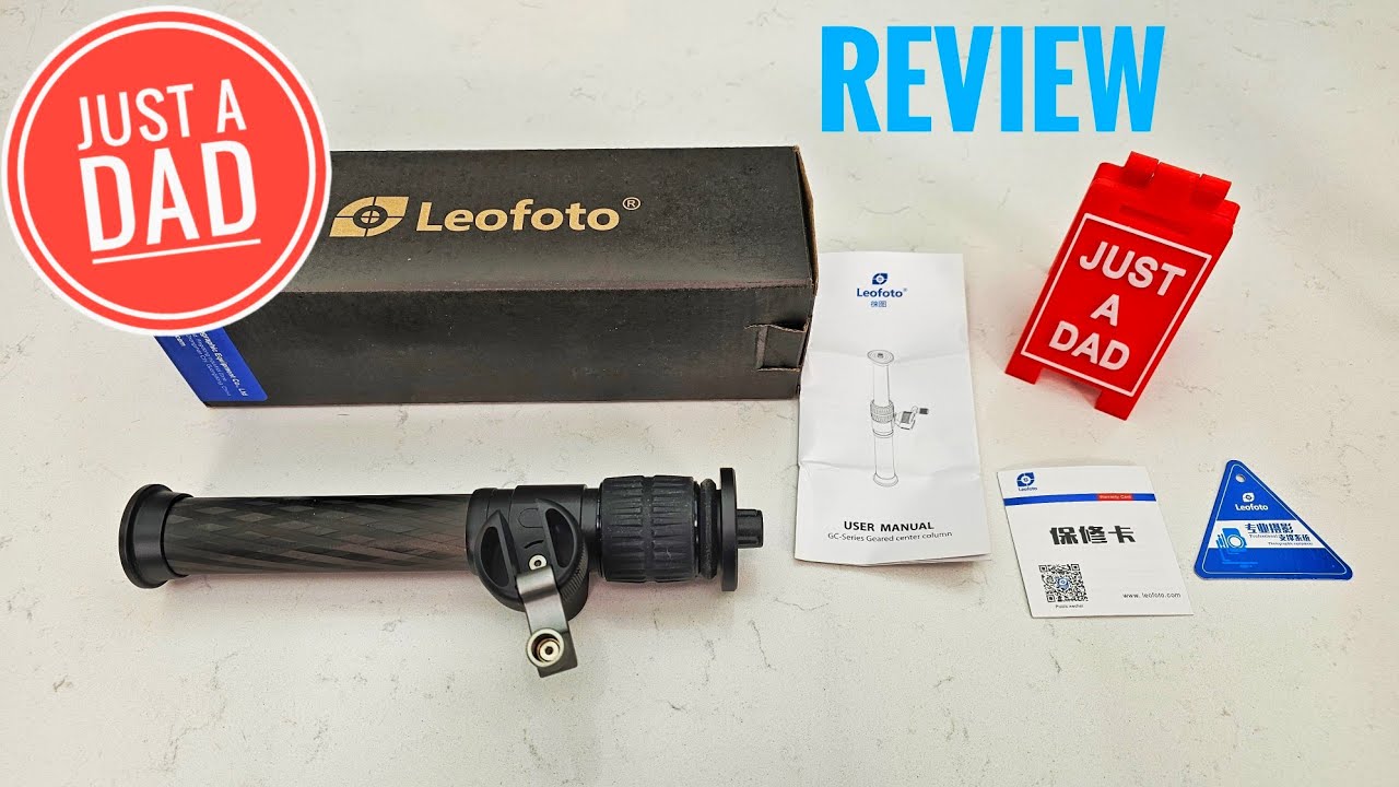Leofoto GC-282C Geared Carbon Fiber Add-On Center Column For Tripods