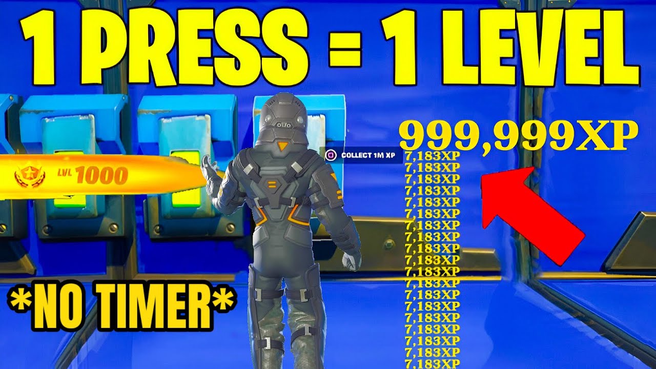 INSANE *EASY* Fortnite *AFK* XP GLITCH! (950k a Min!) Not Patched! 🤩😱