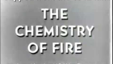 Flash Point Demonstration 1948 Chemistry of Fire US War Department