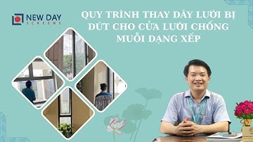 Cửa lưới xếp hay đứt dây lưới và cách xử lý đứt dây [Cửa lưới New Day]cửa lưới chống muỗi|0833983399
