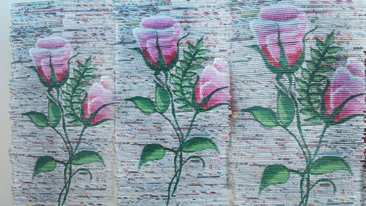 Amazing Idea To using News Paper Curtains At home Newspaper Crafts ideas DIYCRAFTS YouTube