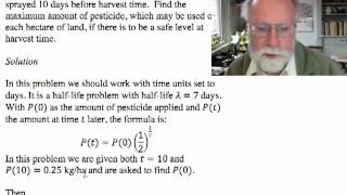 Exponential Models 6: Examples and Doubling Time