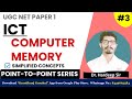 3. Computer Memory | UGC-NET Paper 1 | Dr. Hardeep Sir @KrantikunjGurukul