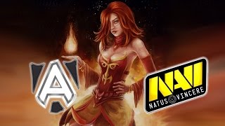 NAVI vs Alliance-лучшая игра за всю историю доты.