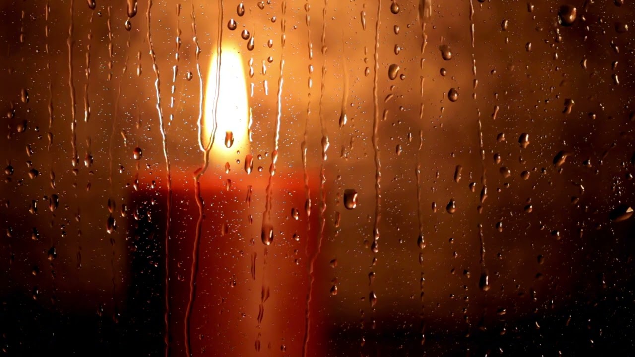 Candlelight & Rain on the Window 🕯️🌧️ Relaxing Music for Deep Sleep & Calm Nights