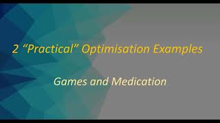 2 Optimization Examples