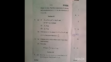 Vector Calculus||Bsc(Hons)||2nd||2019#mdu